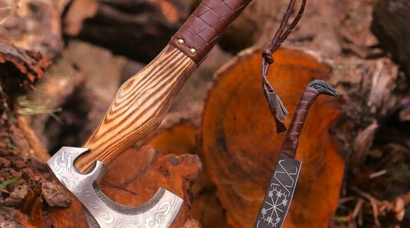 Handmade Viking Axe | Handmade Viking Knife | Gift Item