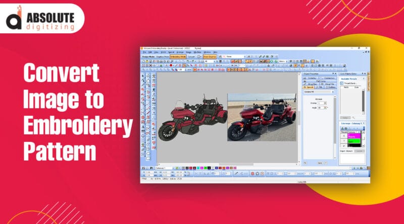 Convert Photo to Embroidery Pattern